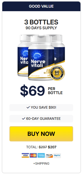 nervevitali 3 bottles price