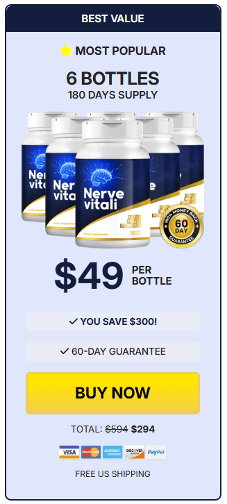 nervevitali 6 bottles price